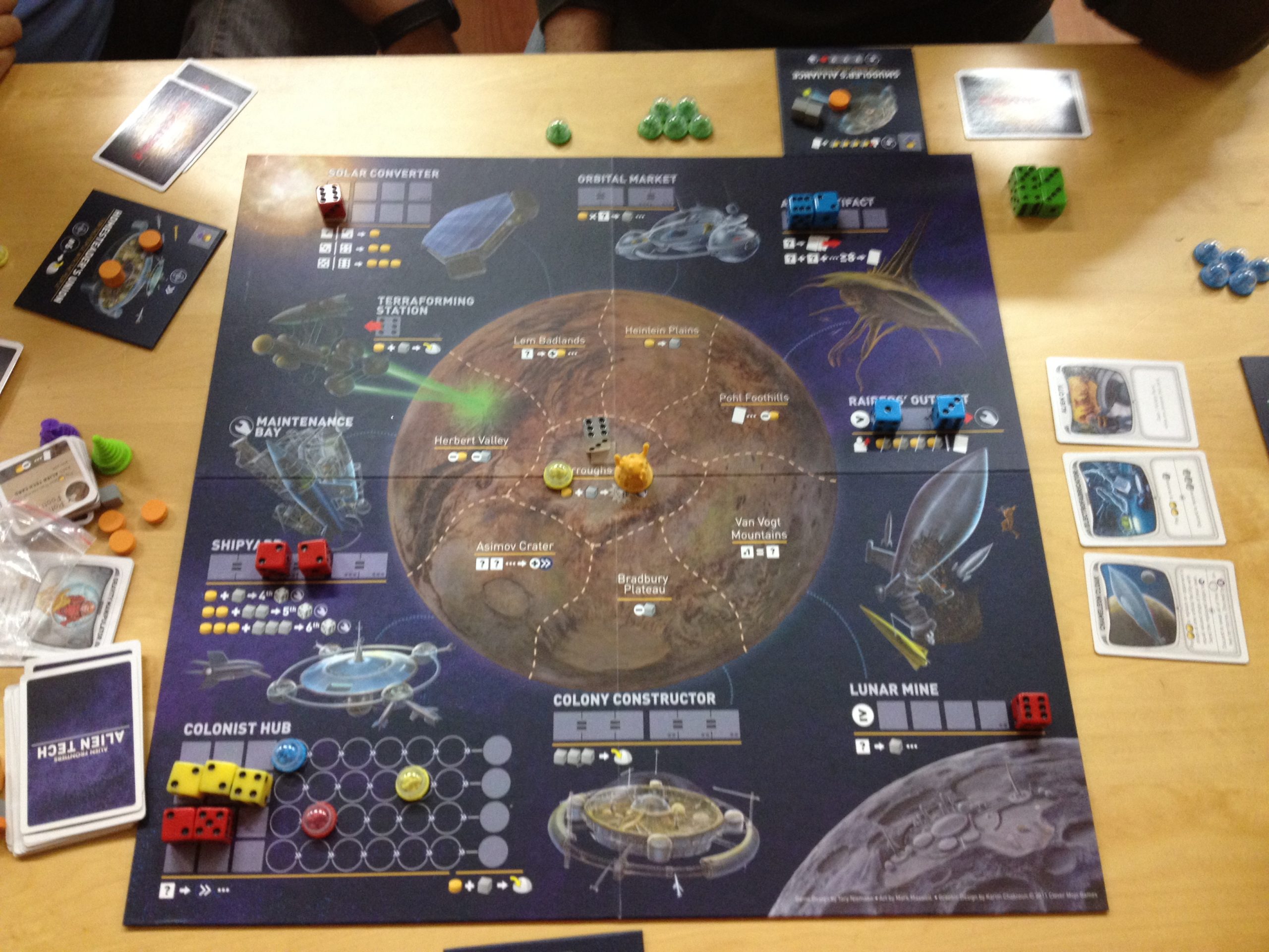 Pensieri Ludici: Alien Frontiers Factions